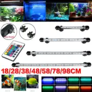 Aquarium Fish Tank Pond 5050 RGB LED Strip Lights Bar Lamp Submersible Lights AU
