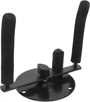 ibasenice Small Musical Instrument Stand Hook Musical Instrument Wall Mount Trumpet Stand Holder Wall Trumpet Holder Music Accessories Backpack Storage Rack Iron Black
