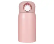 320Ml Vacuum Thermos Bottle, Stainless Steel Thermos Coffee Travel Mug, Bpa-Free Thermos Bottle,Pink