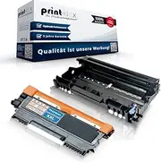 Print-Klex Compatible Toner with Drum for Brother DR2200 & TN2010 HL 2130 HL 2130 R HL 2132 HL 2132 R HL 2135 W DR 2200 DR-2200 TN 2010 TN-2010 Colour Loose Black - Office Pro Series