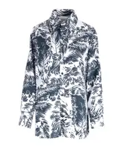 Bottega Veneta Feather Printed Buttoned Shirt IT40,IT38 White