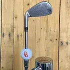 Oklahoma Sooners Beer Tap Handle Nicklaus Iron Golf Club & Ball Boomer