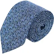 Trafalgar Benito's Blue Basketweave Patterned Silk Novelty Necktie in Light Blue at Nordstrom One Size