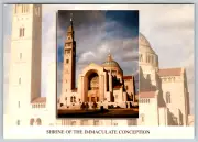 c1970s Shrine of the Immaculate Conception Catholic University Vintage Postcard