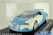 BUGATTI VEYRON 16.4 MODEL CAR BLUE 2005 1:43 SCALE IXO SPORTS SUPER CAR K8