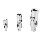 3x Socket Adapters Joint Set For Power Drill Ratchet Wrench 1/4in 3/8in 1/2in