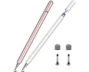 Stylus Pens, 2 Pack Stylus Pen, Capacitive Stylus With Magnetic Cap, for Ipad Iphone Pro Android Chromebook