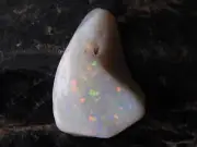 Australian Opal Natural Polished Multi Fire Rough Slice/18X13X8 MM