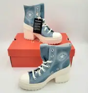 NEW Converse Chuck 70 De Luxe Heel A12042C Navy/Egret Women's 7 NIB
