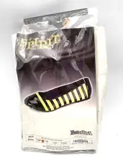 SPIRIT FUNTASMA WOMENS BLACK YELLOW BUMBLE BEE COSTUME STRIPED FLATS SHOES 5