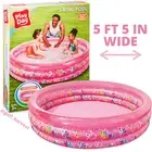 Play Day Inflatable 3-Ring Pink Unicorn Themed Kiddie Swimming Pool - NEW/SEALED