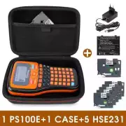 Label Printer Portable Industrial Labeling Machine With HSe231 Heat Shrink Tube