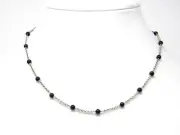 David Yurman 18" Collectible Bead & Chain Necklace Black Onyx Silver NWT