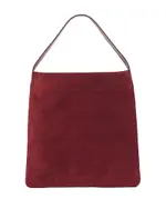 Gerard Darel Lady Paprika Red Suede Hobo Bag