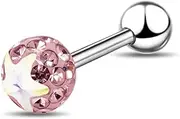 [OFDNE] Star-Shaped Tongue Piercing, zircon gemstone