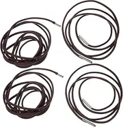 ibasenice 4pcs Lounge Chair Replacement Cord Easy Installation Repair Kit for Patio Recliners Folding Chairs Camping Beds Includes Long Elastic Ropes