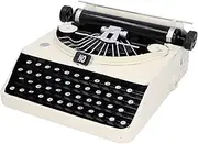 Retro Typewriter Model, Iron Vintage Typewriter Model, Antique Typewriter Figurine Desk Decor for Home, Office, Studio, Cafe