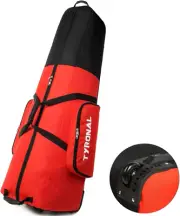 Golf Travel Bag - Padded Golf Club Travel Bag with Wheels 600D Polyester Oxford