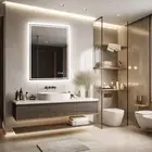 LED Backlit Mirror Bathroom Vanity with Lights,Anti-Fog,Dimmable,Touch Button