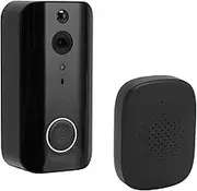 Cordless Video Doorbell Camera, 1080P HD View with Chime, Two Way Audio, PIR Motion Detection, IR Night Vision, Voice Conversion, Noise Reduction, Home Security System