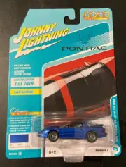 Johnny Lightning Blue 1996 Pontiac Trans Am WS6 LT1 Fbody JLSP148A Classic Gold