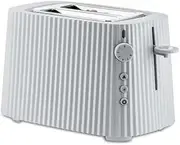 [Alessi] Plisse 925W Electric Toaster, White