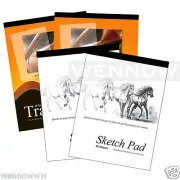 4 Pcs Tracing Paper Pad 30 Sheets+Sketch Book Paper Pad 40 Sheets