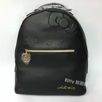 在飛比找Yahoo!奇摩拍賣優惠-[Kitty 旅遊趣] Hello Kitty 後背包 黑色