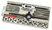 TAP & DIE SET, KIT CONTENTS 3, 4, 5, 6, 8, 10, 12MM DIE, TOOL FOR CK TOOLS
