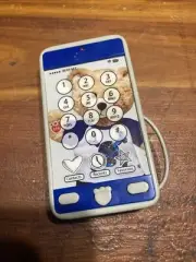 Build A Bear Workshop Lights & Sound Blue Cell Phone Toy Plush Animal Accessory