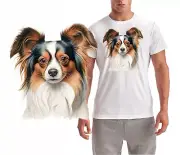 Papillon Dog Quality Wicking T-Shirts / Dog Breed T-Shirt