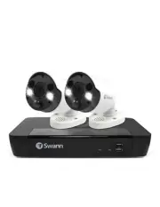Swann 8MP 4K-UHD 2TB 8CH NVR 2xNHD-887MSFB Bullet Security Kit - SONVK-886802FB