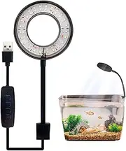 LED Aquarium Light | LED Aquarium Lights,Fish Tank Lights, LED Light, 360° Rotatable, 8W, USB-Plug, Low Consumption, Colorful Lights for Aquariums, Fish Tanks, Small Pools Maijia