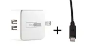 2-Port USB Charger for JLab Audio House Party Bluetooth Speaker-(20 WATTS)