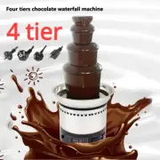0-150℃ Fondue Wedding Birthday Celebration Heating Chocolate Fountain Machine
