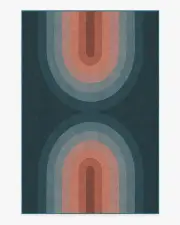 185' x 275' | Machine Washable Runner Rug | Kid & Pet Friendly | Indoor Rug | Absida Teal Rug | Ruggable