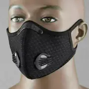 Outdoor Bike Cycling Windproof Sport Masked Anti-fog w PM2.5/Filter Black