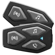 Interphone U-Com 3 Motorcycle Helmet Bluetooth Intercom - Twin Pack