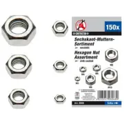 Kit 150 Pz Hex Nuts Galvanized - Code bgs8068 FBGS8068 KRAFTMANN Small Parts