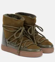 [Inuikii] Inuikii Classic Wedge suede ankle boots AU 7 green