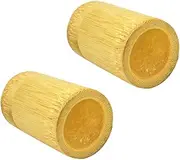 Happyyami Bamboo Bird Training Jar Pet Drinking Boxes Parrot Feeder Elegant Pet Supplies