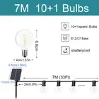 Solar String Lights Outdoor Globe Bulbs LED Outdoor Patio Solar Lamps for Patio