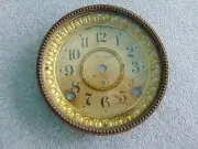 OLD ANTIQUE SETH THOMAS ADAMANTINE MANTLE SHELF CLOCK DIAL BEZEL PARTS