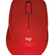 Logitech M331 SILENT PLUS Wireless Mouse Red DPI (Min/Max): 1000 - 1 Year Limited Hardware Warranty
