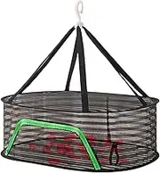 Mesh Drying Rack - Folding Fish Dryer, Lightweight Net Hanger | Hangable Drying Net for Vegetables, Fruits, Seafood, Outdoor Air Dry Tools, Portable Dehydrator for Kitchen Garden Camping
