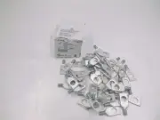 50 Pack Burndy YA6CL6 CU Compression Terminal Lug 1-Hole 1/2" 6 AWG Blue Die