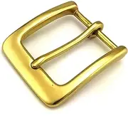 [LAXPICOL] 1.5"(38mm) Heavy Duty Solid Brass Single Prong Square Belt Buckle