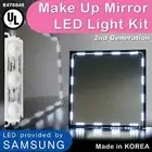 Hollywood Lighted Makeup Mirror LED light kit with Dimmer, LED Vanity light 12ft