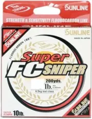 Sunline Super FC Sniper 100% Fluorocarbon Fishing Line 200 yds - Choose Size BRA