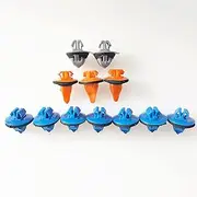BoCID Front Door Trim Body Moulding Repair Kit Flare Panel Clips for Toyota Prado 120